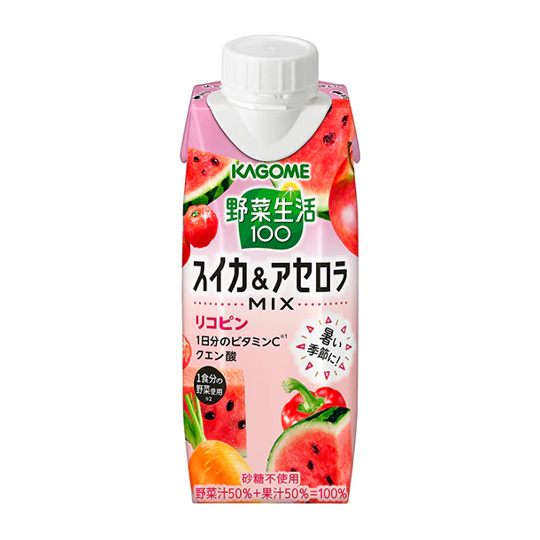 カゴメ「野菜生活100 スイカ＆アセロラMIX」250g - Image 2