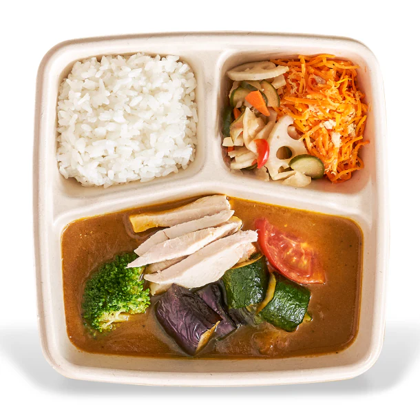 おいしいプラス「グリル野菜のカレー弁当」 - Image 2