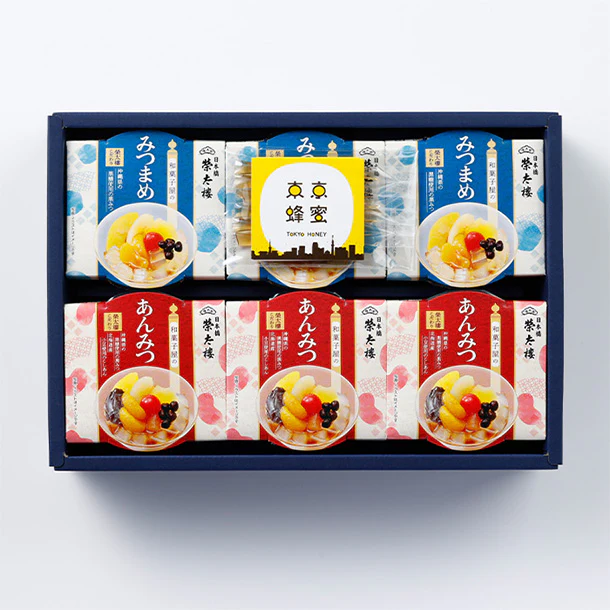 榮太樓總本鋪「あんみつ 東京蜂蜜詰合せ」6個入 - Image 2
