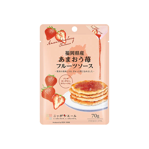 全農「福岡県産あまおう苺 フルーツソース」70g - Image 2