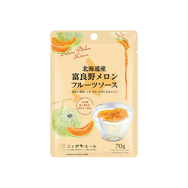 全農「北海道産富良野メロン フルーツソース」70g - Image 2