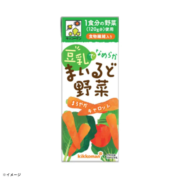 キッコーマン「豆乳でまいるど野菜キャロット」200ml - Image 2