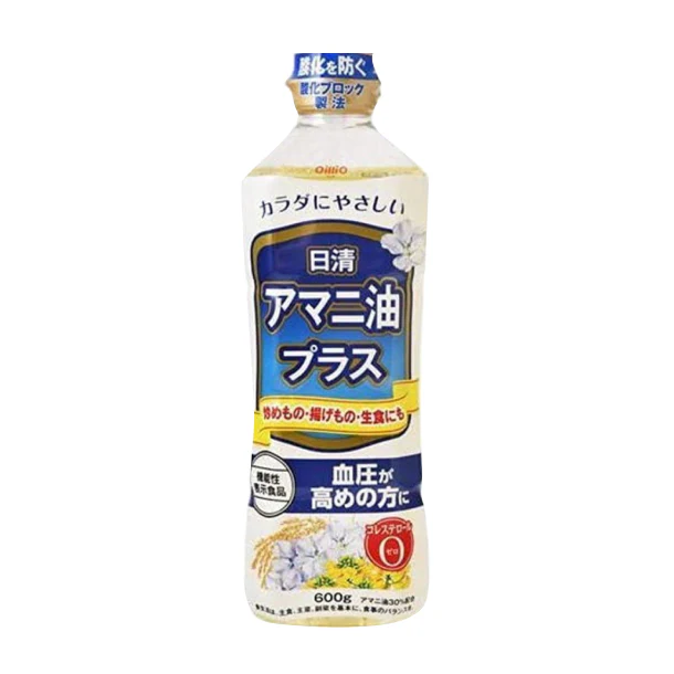 日清オイリオ「アマニ油 プラス」600g - Image 2
