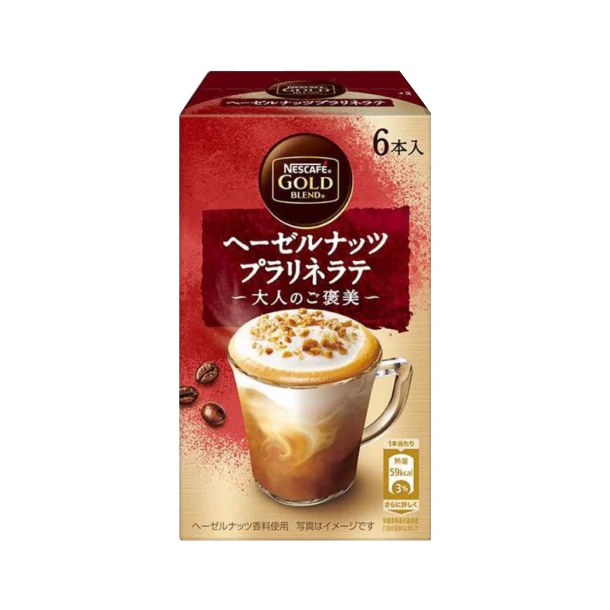 ネスカフェ「ゴールドブレンド 大人のご褒美 ヘーゼルナッツラテ」6本入 - Image 2