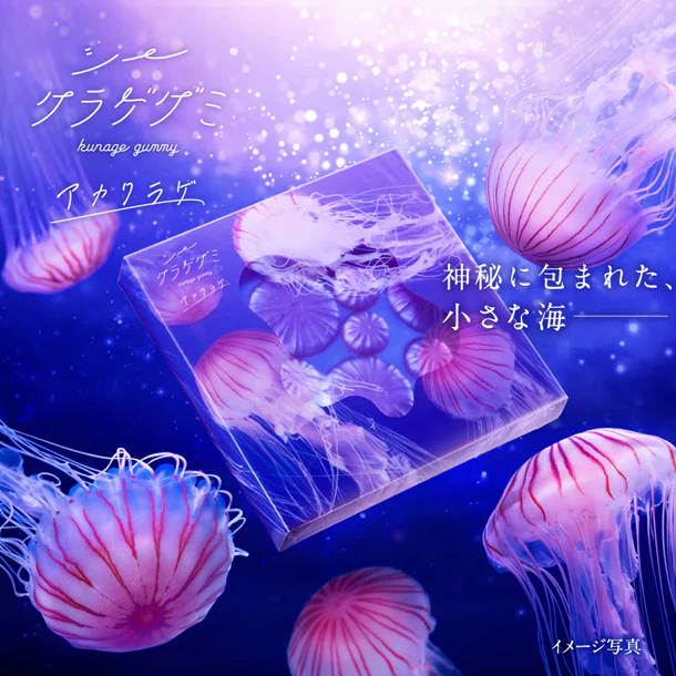 カンロ「シークラゲグミ アカクラゲ」99g - Image 2