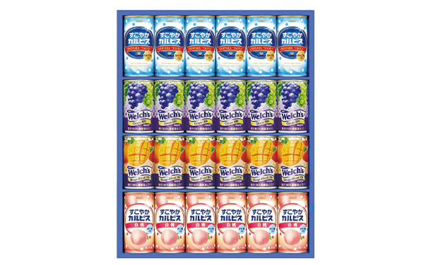 「すこやかカルピス＆ウェルチギフト（CWM3）」24本入 - Image 2