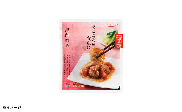 「まごころを食卓に膳 黒酢酢豚」110g - Image 3