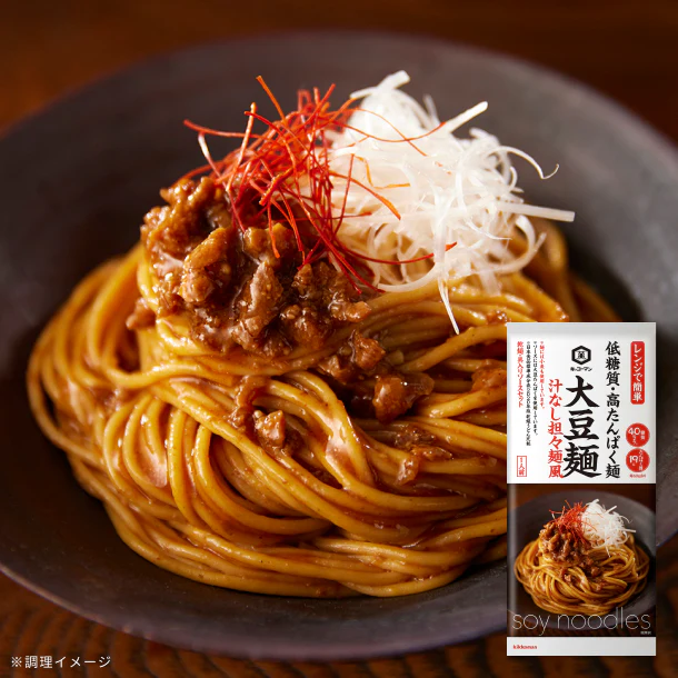 キッコーマン「大豆麺 汁なし担々麺風」120g