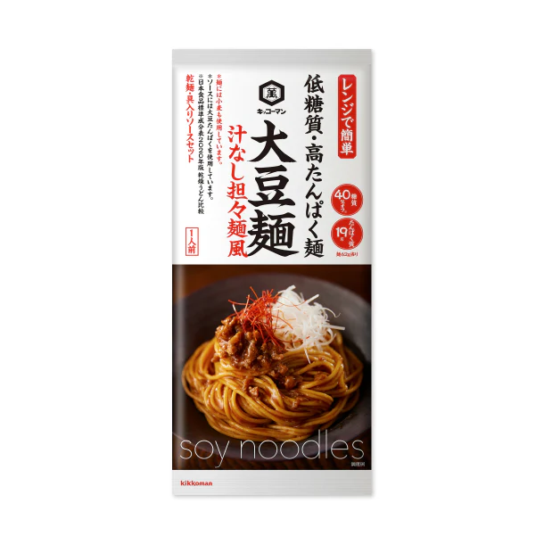 キッコーマン「大豆麺 汁なし担々麺風」120g - Image 2