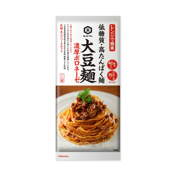 キッコーマン「大豆麺 濃厚ボロネーゼ」120g - Image 2