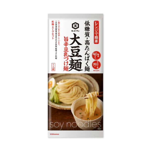 キッコーマン「大豆麺 旨辛豆乳つけ麺」98g - Image 2