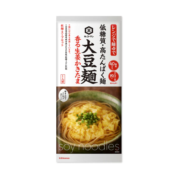 キッコーマン「大豆麺 香る生姜かきたま」114g - Image 2