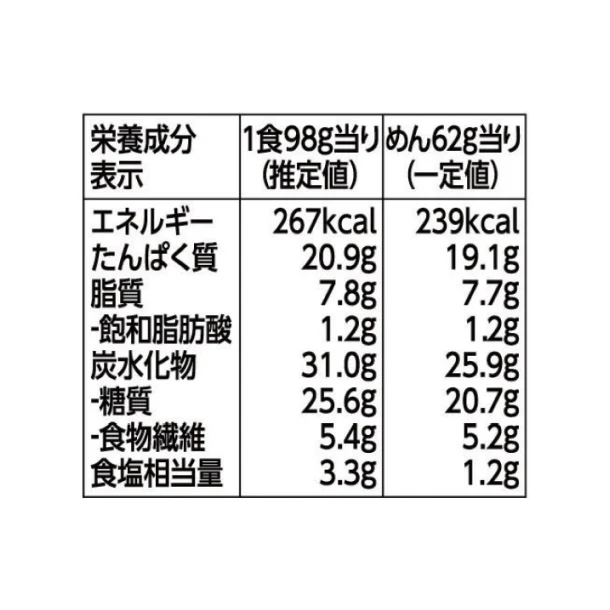 キッコーマン「大豆麺 えび塩焼きそば」98g - Image 4