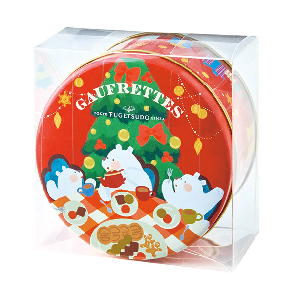 東京風月堂「クリスマスミニ缶ゴーフレット」6枚入 - Image 3