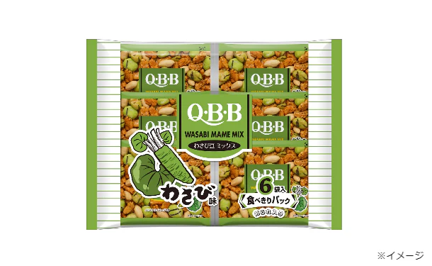 QBB「わさび豆ミックス 6袋入」120g - Image 2