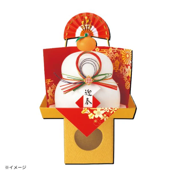 マルシン「お供え1号 切餅入 屏風付」250g - Image 2