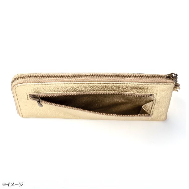 「スリムレザー財布 ペールブルー」 - Image 6