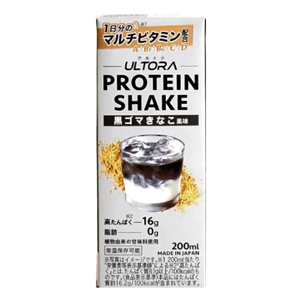 ULTORA「プロテインシェイク 黒ゴマきなこ風味」200ml - Image 4