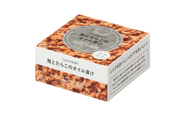 IZAMESHI CAN「ごはんのお供に鮭とたらこのオイル漬け」80g - Image 2