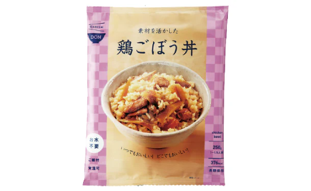 IZAMESHI「素材を活かした鶏ごぼう丼」250g - Image 2
