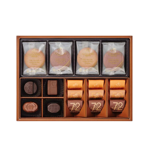 GODIVA「チョコレート＆クッキー アソートメント（チョコレート13粒入／クッキー8枚入）」 - Image 3