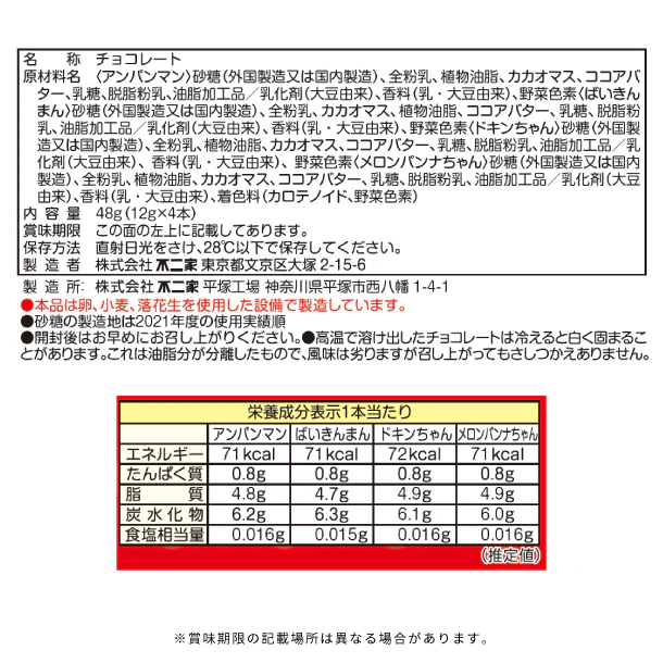 不二家「アンパンマンペロペロメルヘンチョコ」 - Image 4