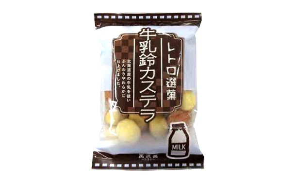 風流菓「レトロ選菓 牛乳鈴カステラ」70g - Image 2