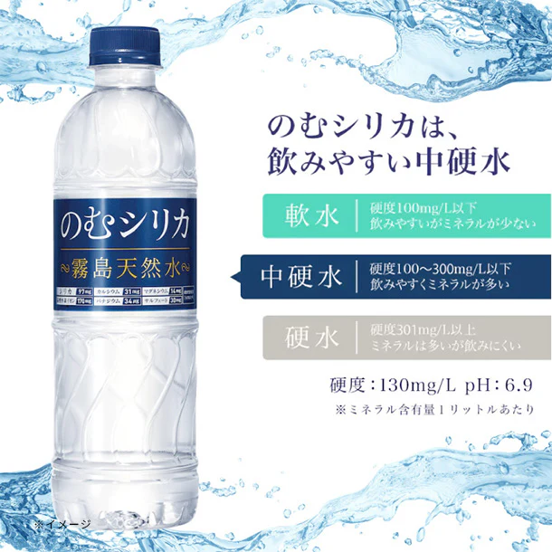 「霧島天然水 のむシリカ」500ml - Image 2
