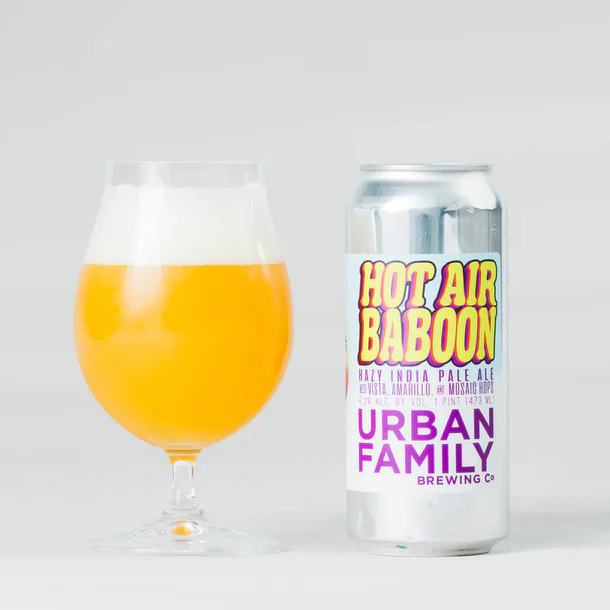 Urban Family Brewing「Hot Air Baboon Hazy IPA」473ml - Image 2