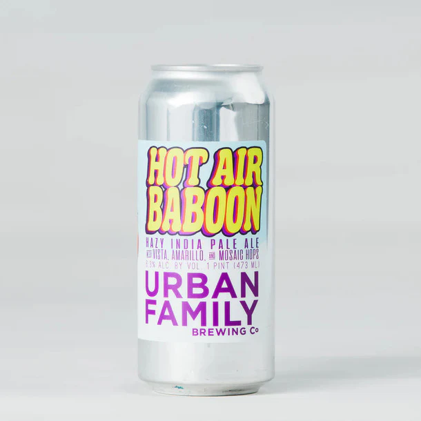 Urban Family Brewing「Hot Air Baboon Hazy IPA」473ml - Image 3