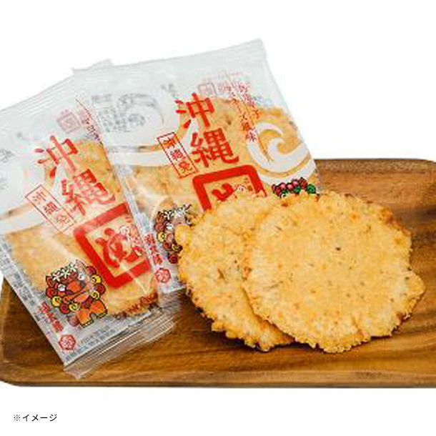 「沖縄めんべい 島唐辛子マヨネーズ風味（2枚×8袋）」 - Image 3