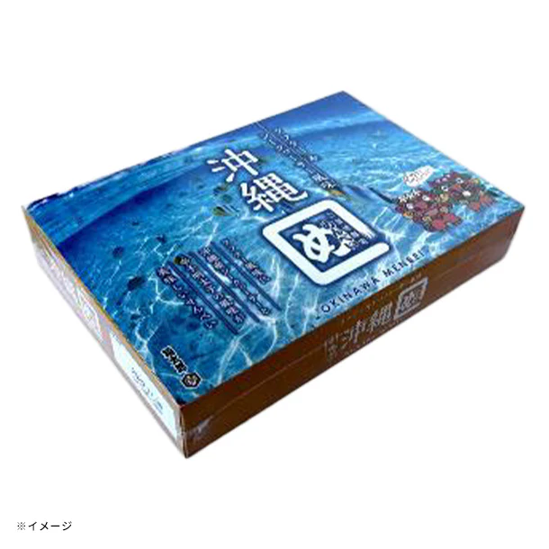 「沖縄めんべい ラフテー＆シークヮーサー風味（2枚×8袋）」 - Image 3