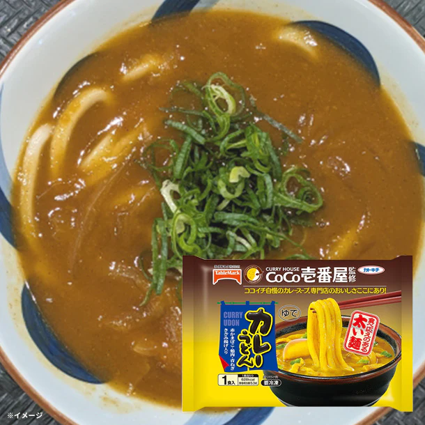 テーブルマーク「CoCo壱番屋監修カレーうどん」347g