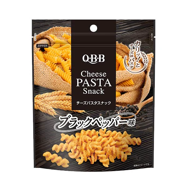 「チーズパスタスナック ブラックペッパー味」35g - Image 2