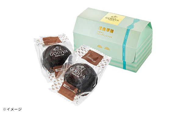GODIVA「ドーム バームクーヘン ショコラ（2個入）」 - Image 3
