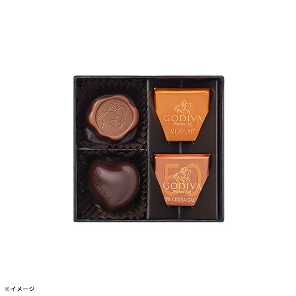 GODIVA「ハート オブ ゴールド セレクション（4粒入）」 - Image 2