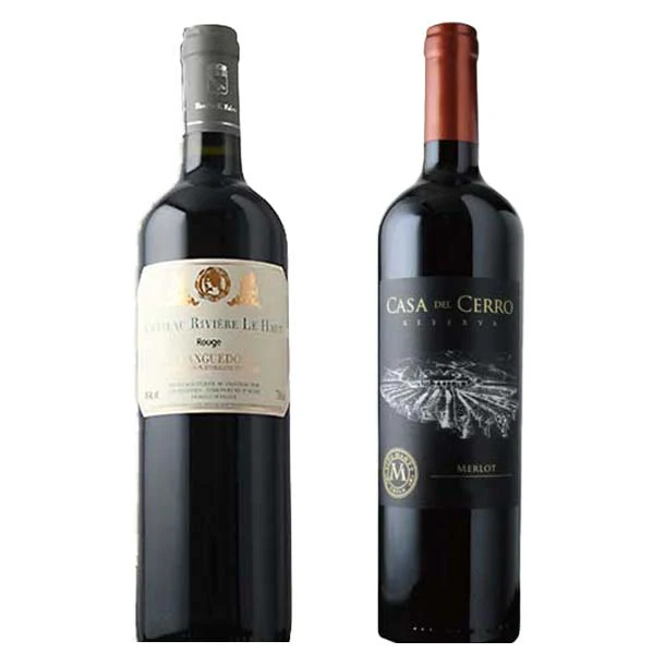 「元ラフィットvs元ムートンオーパス!醸造家飲み比べ赤ワイン2種セット」750ml