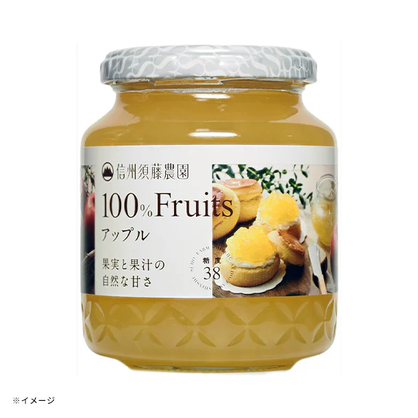 スドージャム「100%フルーツ アップル」340g - Image 2
