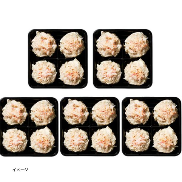 「北海道産大きな毛ガニ入り焼売（4個入×5パック）」 - Image 3