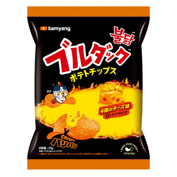 ブルダック「ポテトチップス4種のチーズ味」 - Image 2