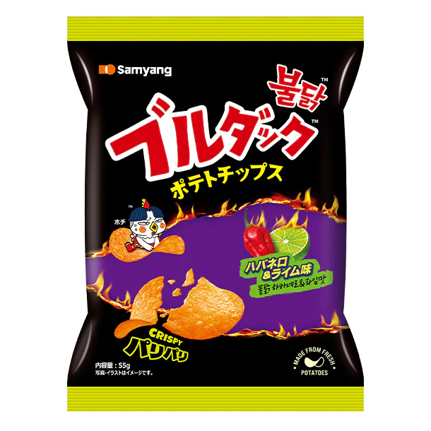 ブルダック「ポテトチップスハバネロライム味」 - Image 2