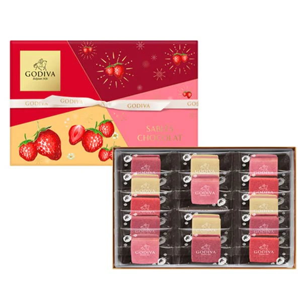 GODIVA「サブレショコラ ストロベリーアソートメント(14個入)」 - Image 2