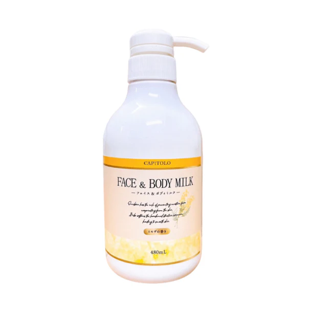 「フェイス＆ボディミルク ミモザの香り」480ml - Image 2