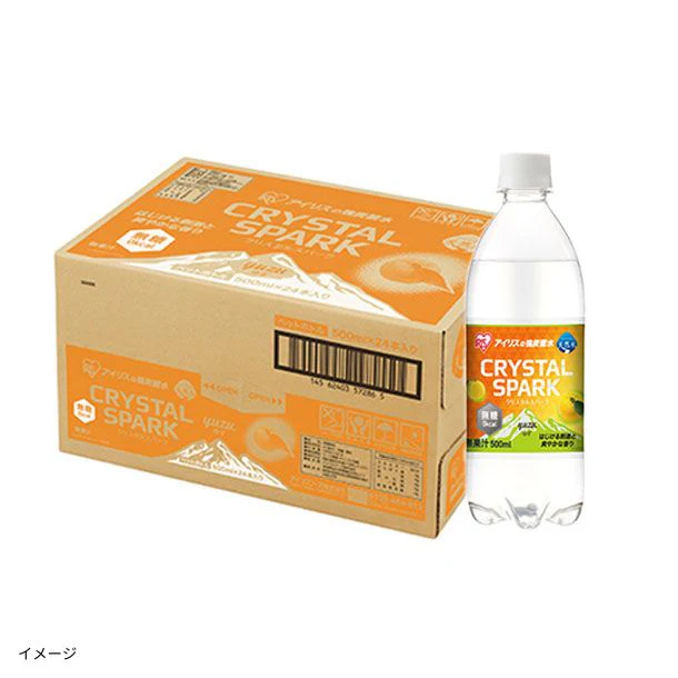 アイリスフーズ「CRYSTAL SPARK ゆず」500ml - Image 2