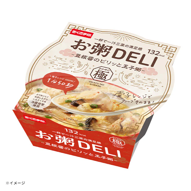 「お粥DELI 豆板醤のピリッと玉子粥」240g - Image 2