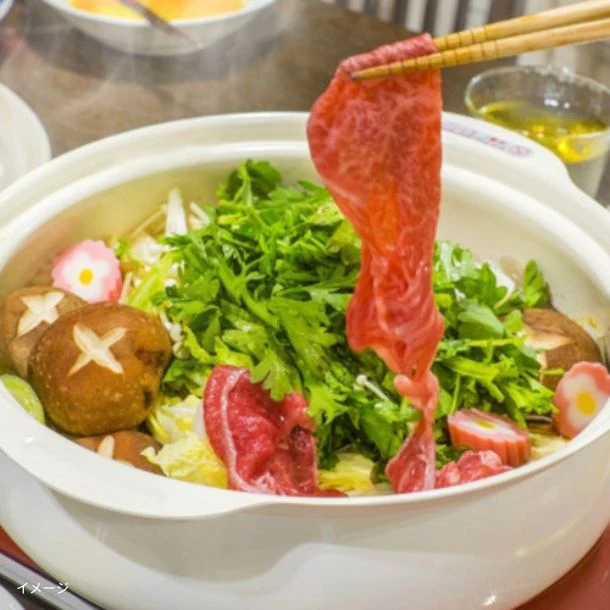国産「黒毛和牛すき焼き 肩赤身大判スライス」300g - Image 4