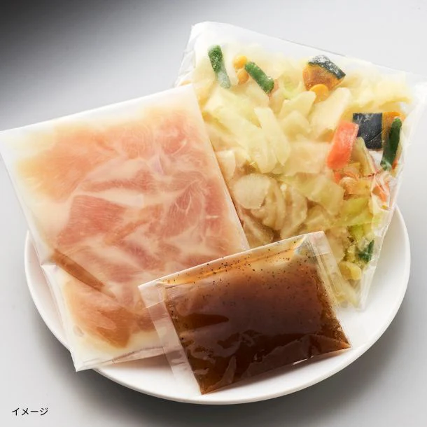 「みつせ鶏と国産野菜の旨塩炒め」280g - Image 2