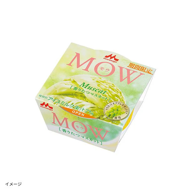 森永乳業「MOW PRIME バタークッキー＆クリームチーズ・MOW香り立つマスカット」各18個 - Image 3
