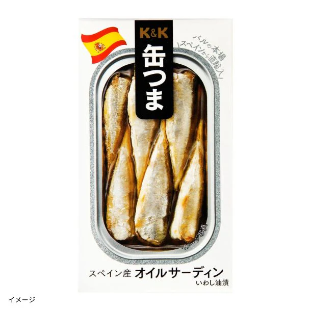 缶つま「スペイン産 オイルサーディン」85g - Image 2