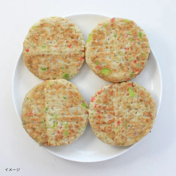 「ふんわりしらす入り 彩り野菜のおとうふバーグ」4個入 - Image 3